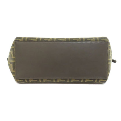 Fendi Origami Medium Zucca Pattern Tote Bag Canvas Women