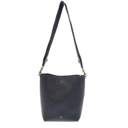 Celine Sangle Bucket Bag Small Sangle Bucket Shoulder Bag Black