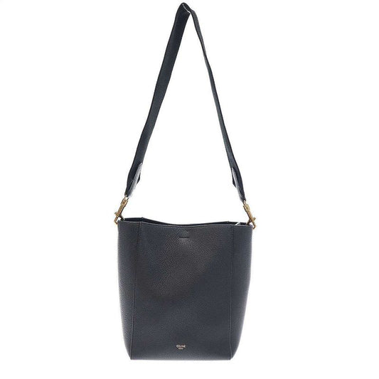 Celine Sangle Bucket Bag Small Sangle Bucket Shoulder Bag Black