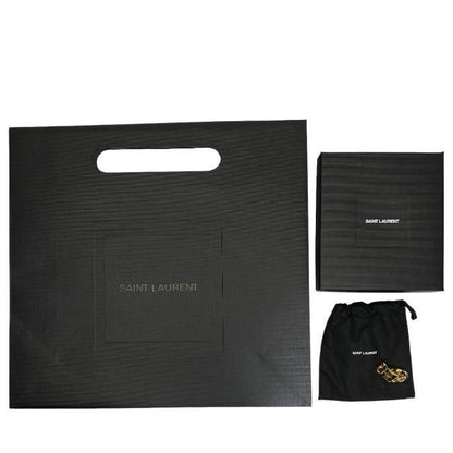 Saint Laurent Chunky Chain Ring Accessories Small Logo GP Gold Size 5 (size 8)