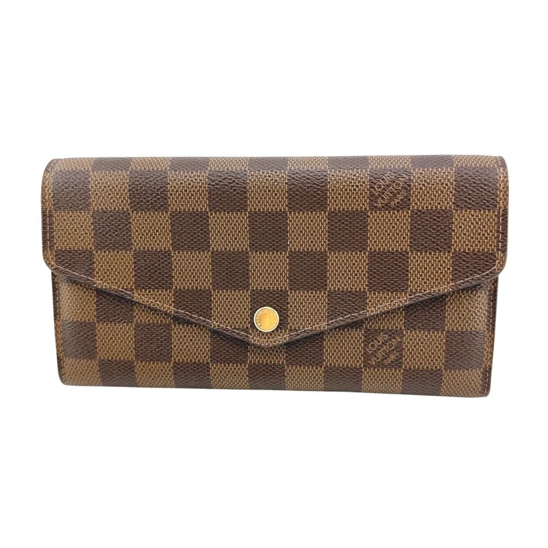 Louis Vuitton N60114 Damier Portefeuille Sarah Rose Ballerine Long Wallet Louis