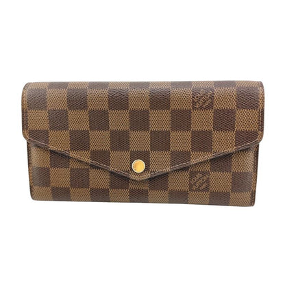 Louis Vuitton N60114 Damier Portefeuille Sarah Rose Ballerine Long Wallet Louis