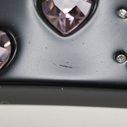 Chanel Coco Mark Heart Plastic X Rhinestone Black 04A Ladies Barrette