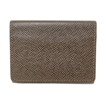Louis Vuitton Business Card Case Taiga Enveloppe Carte De Visite M30928 Grizzly