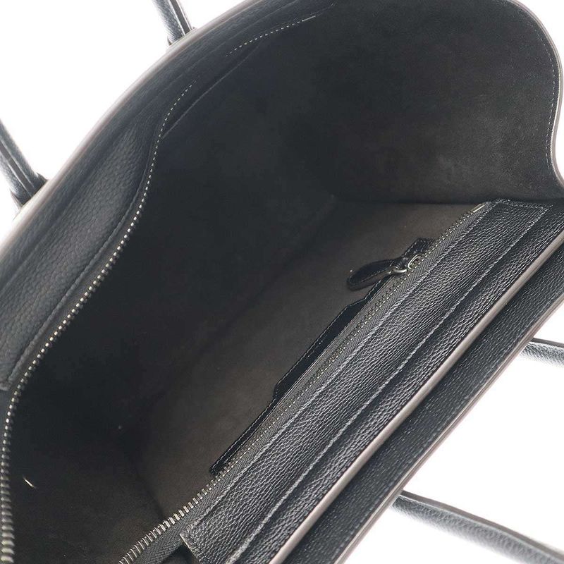 Celine Luggage Micro Shopper Handbag 189793dru 38no E-at-1201 Black