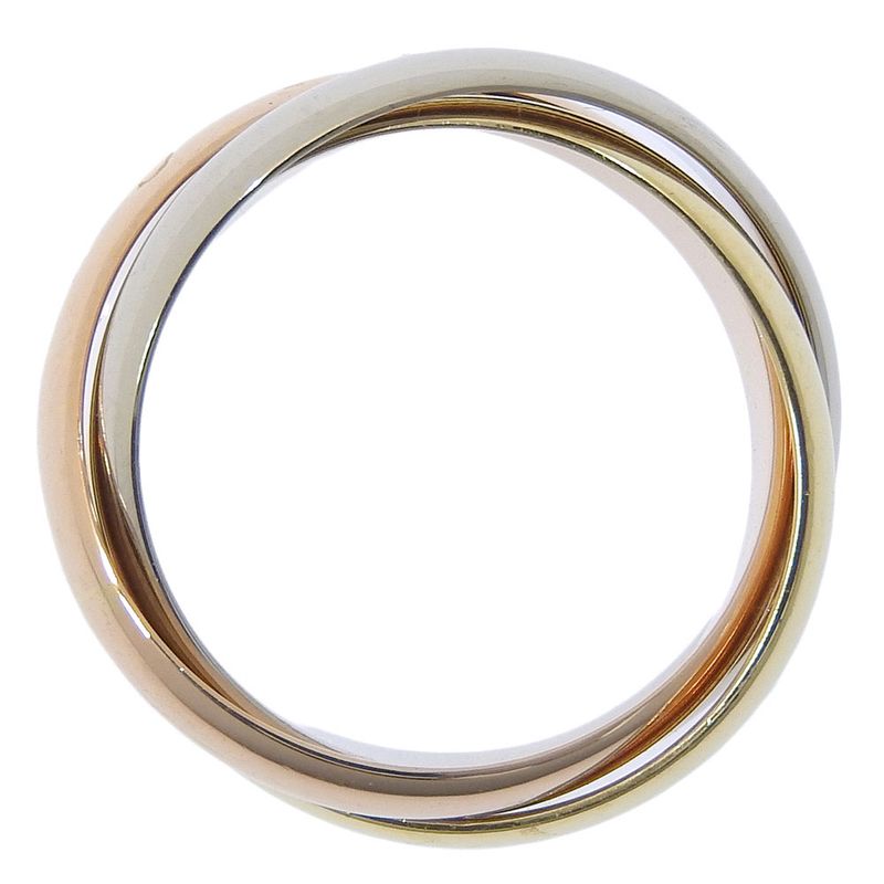 Cartier Trinity 18K Gold (yg×pg×wg) 11.5 Ladies 7.6g Ring