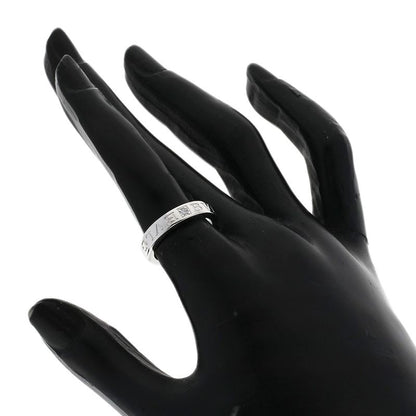 Bvlgari Bulgari Double Logo 1P Diamond Ring And Ring 18K White Gold Ladies