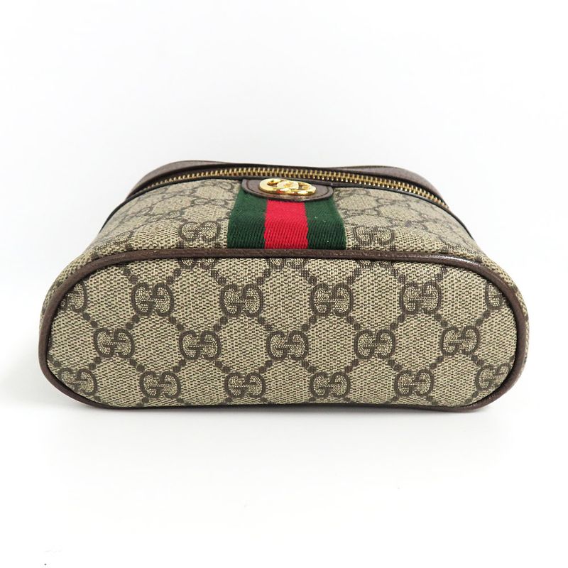 Gucci Ophidia Web Stripe Belt Bag 699765 2WAY Shoulder Bag Beige