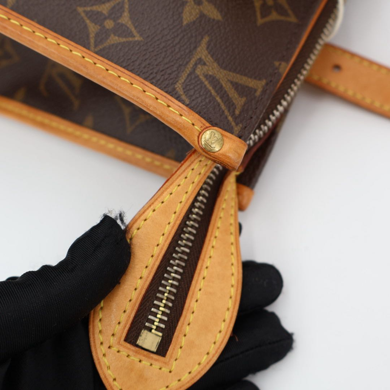 Louis Vuitton Monogram Popincourt O One Shoulder Tote Bag M40007 Brown PVC