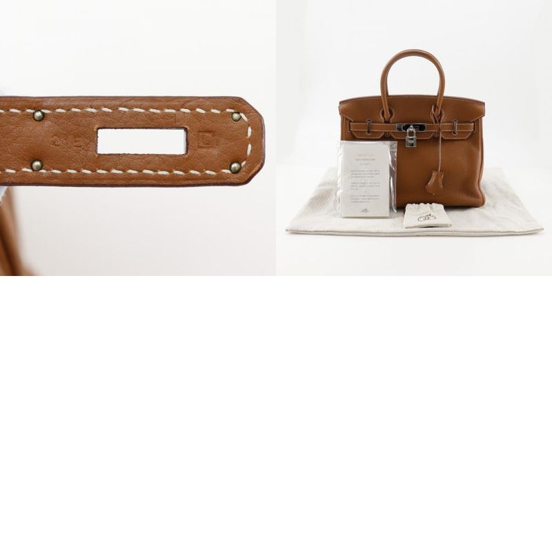 Hermes Birkin 30 Togo Gold Brown □L Ladies Handbag