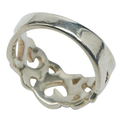 Tiffany & Co Triple Rubbing Heart Sv925 Silver Ladies Tiffany & Co