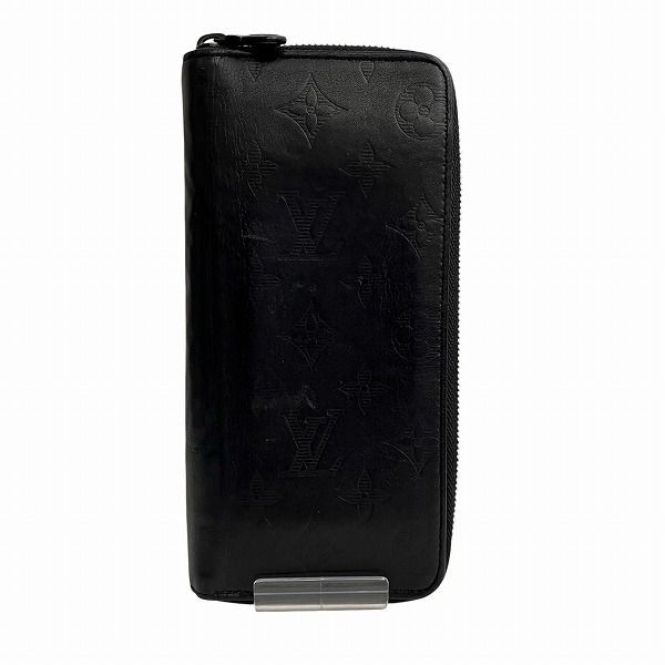 Louis Vuitton Monogram Shadow Zippy Wallet Vertical M62902 Long Wallet For Men