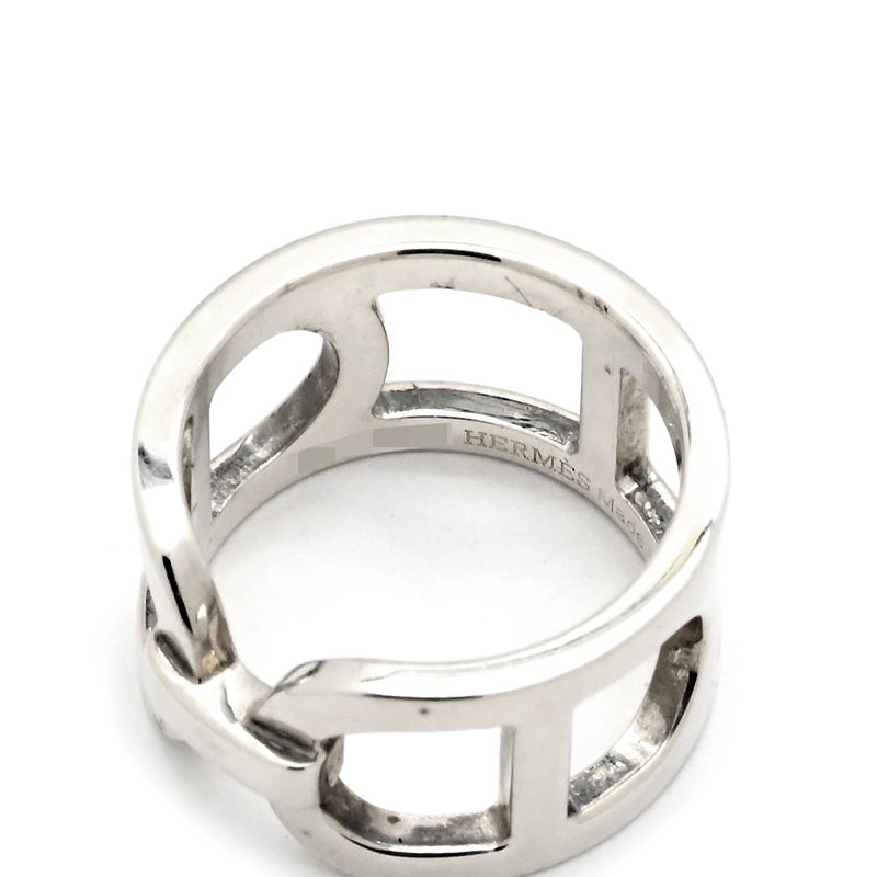 Hermes Ring Ever Chaine D'ancre MM Silver 925 Silver #48 (Jp8) Accessories