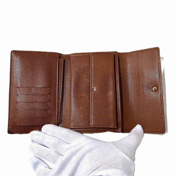 Louis Vuitton Monogram Porte-tresor Etui Papier M61202 Trifold Wallet Unisex