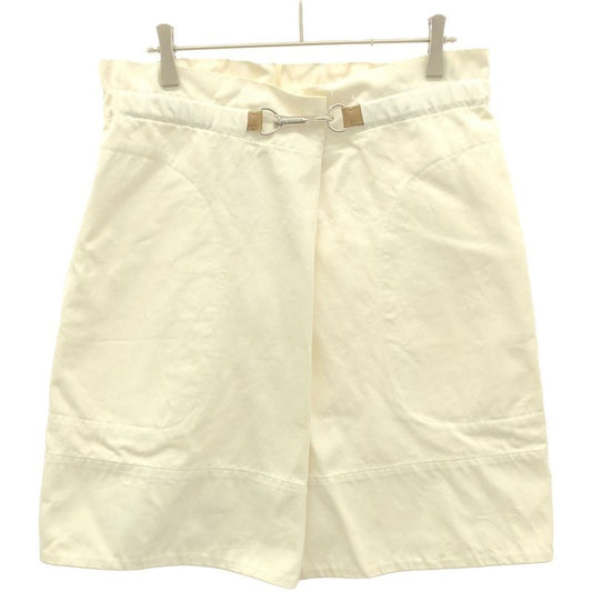 Celine by Phoebe Philo Phoebe Period Wrap Skirt White 38
