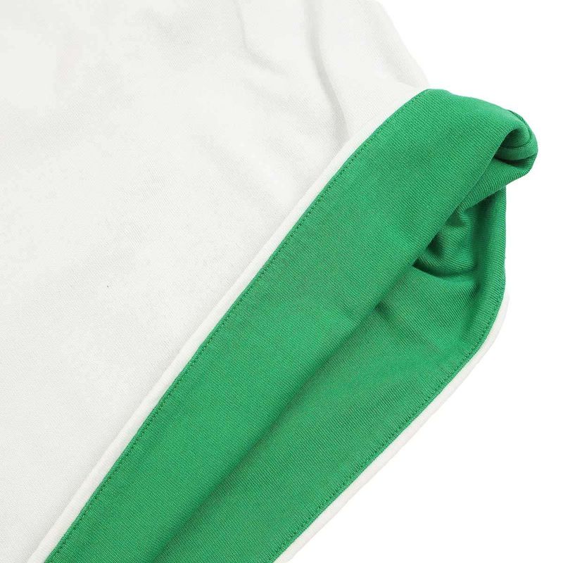 Bottega Veneta 2 Tone Crew Neck T-Shirt 702429 V16e0 White Green XS