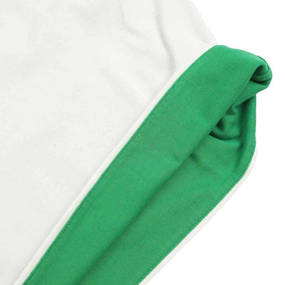 Bottega Veneta 2 Tone Crew Neck T-Shirt 702429 V16e0 White Green XS