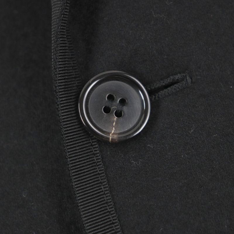  Saint Laurent Paris 2021 687349 100% Silk Lining Single Jacket Tailored