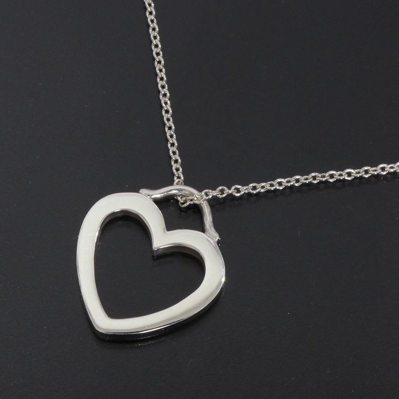Tiffany & Co Necklace Heart Pendant Silver 925 D9979