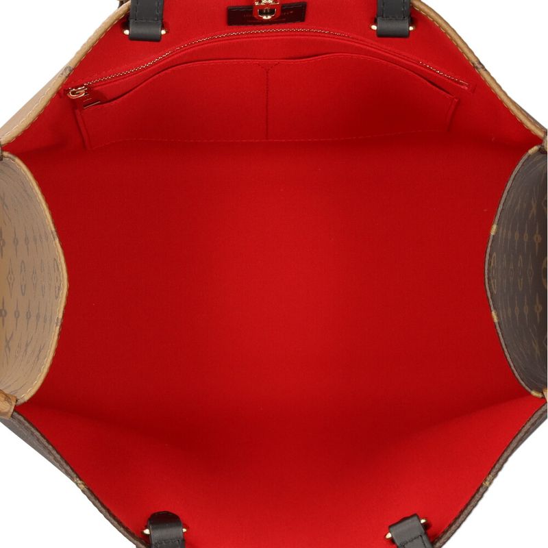 Louis Vuitton On The Go MM Monogram Giant Tote Bag Monogram Canvas M45321 Brown