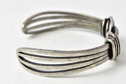 Saint Laurent Bangle Bracelet Saint Laurent Cuff Bracelet Vintage Silver