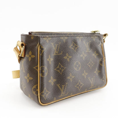 Louis Vuitton Vivacite PM M51165 Monogram Canvas Brown Ca0094 Ladies Shoulder