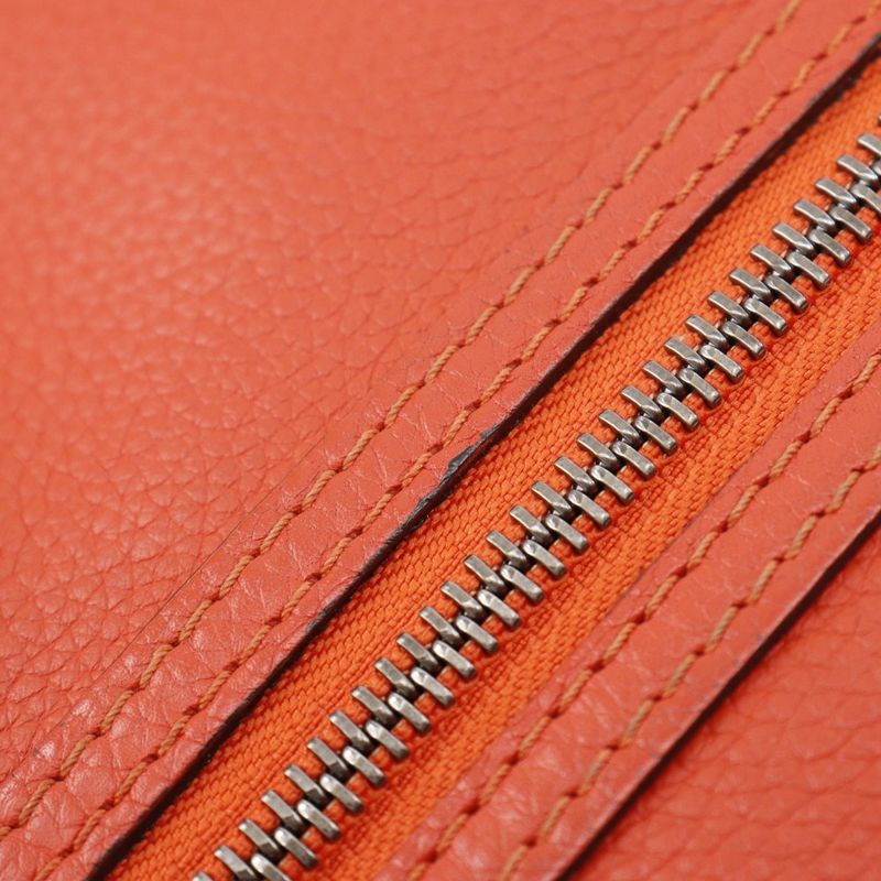 Celine Luggage Micro Shopper Leather Red Ladies Handbag