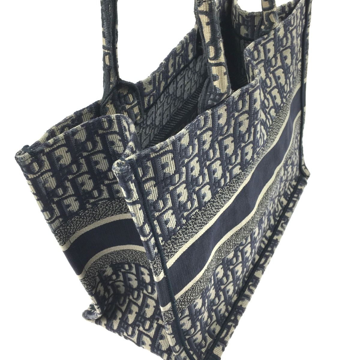 Christian Dior Oblique Book Tote Navy
