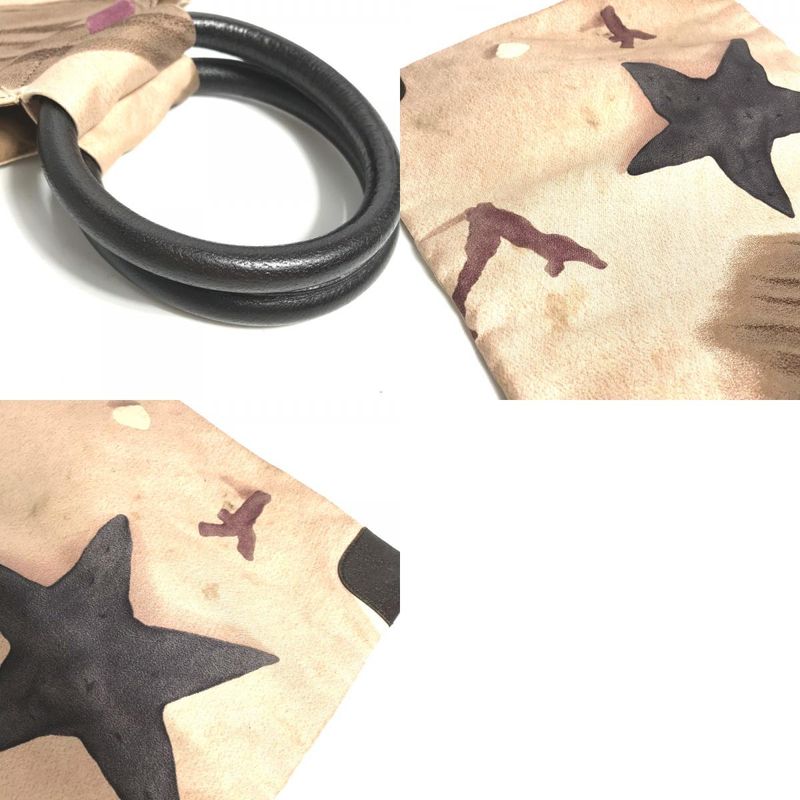 Bvlgari Bulgari Handbag Round Handle Canvas/leather Pink