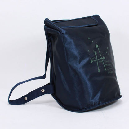 Hermes Sherpa Journey To The Stars Exhibition Backpack Nylon Blue Backpack
