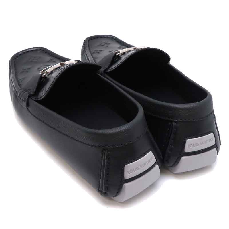 Louis Vuitton Monte Carlo Line Size 26.5 Black Loafers