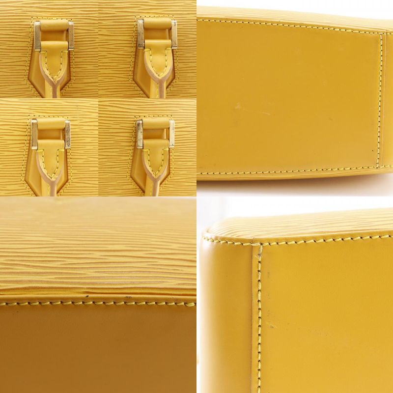 Louis Vuitton Jasmine M52089 Epi Leather Tassili Yellow Th0969 Ladies Handbag