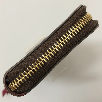 Louis Vuitton Long Wallet Monogram Portefeuille Clemence M60742 Fuchsia