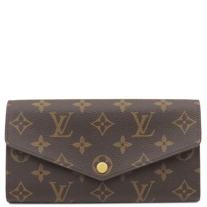 Louis Vuitton Long Wallet Portefeuille Sarah Monogram Canvas Rose Ballerine