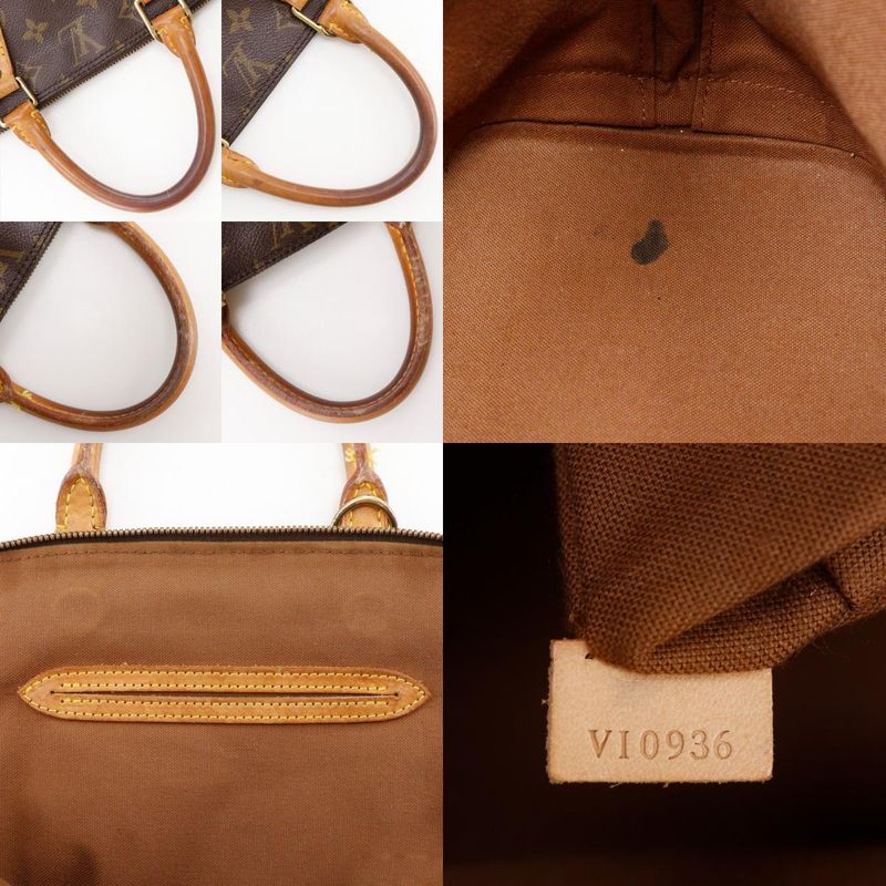 Louis Vuitton Alma M51130 Monogram Canvas Brown Vi0936 Ladies Handbag