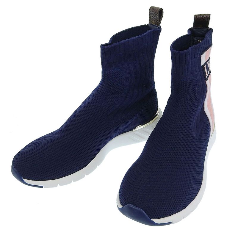 Unused Louis Vuitton 2019 Item Aftergame Line Knit Socks Sneakers 34 1 2