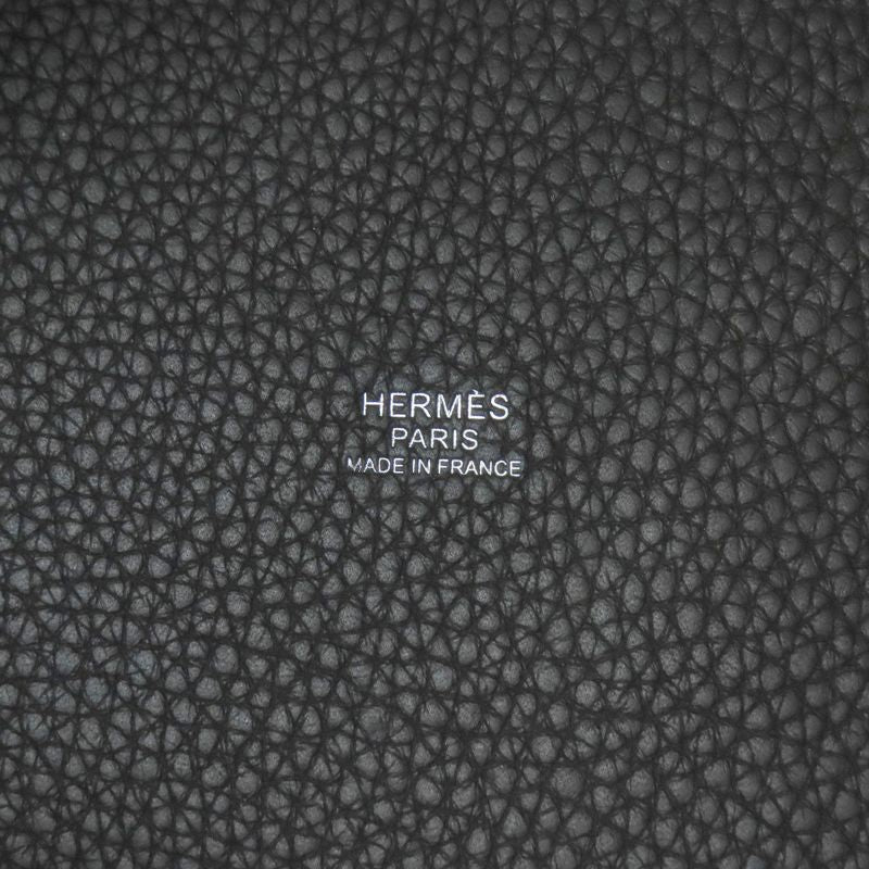 Hermes Picotin Lock MM Silver Hardware Handbag Taurillon Women