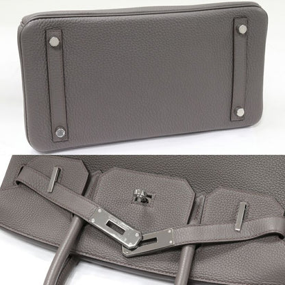 Hermes Handbag Birkin 30 Togo Ethan Silver Hardware