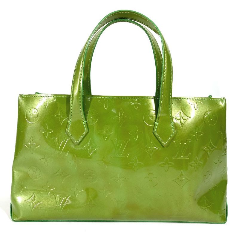 Louis Vuitton Handbag Wilshire Bluebird M93645 Monogram Vernis Canvas Vert