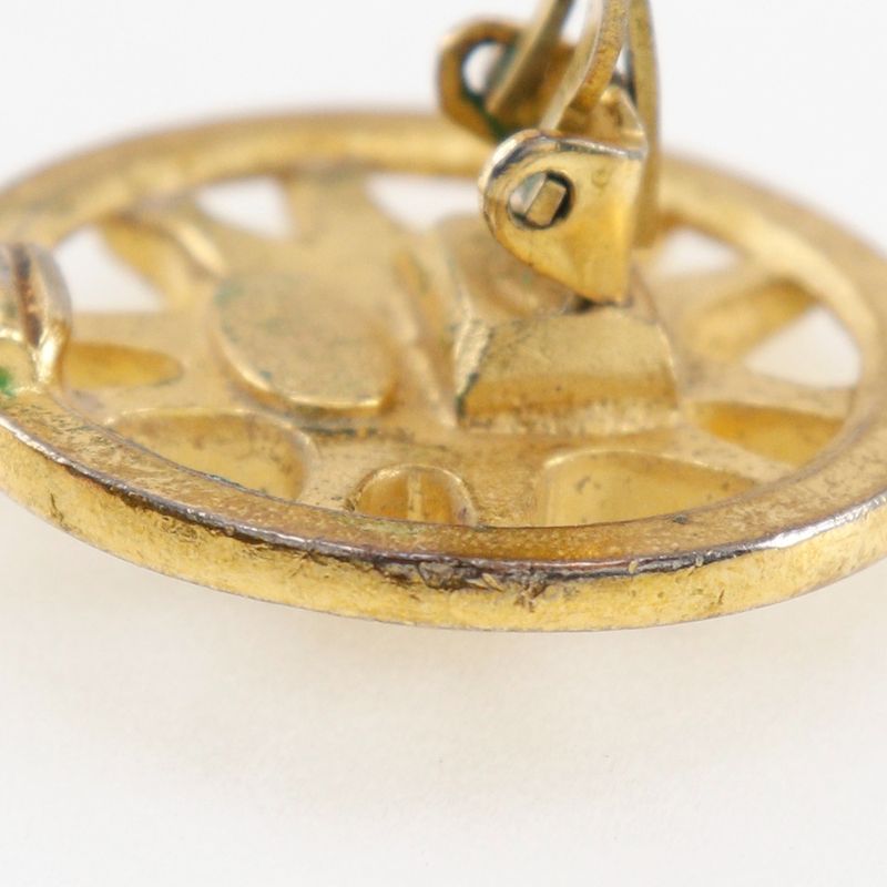 Chanel Gold Plated Ladies 8.7g Earrings