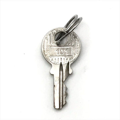 Hermes Cadena Key Padlock Silver Bag Charm