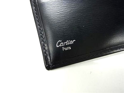 Cartier Pasha Roman Numeral Collection Leather Bifold Wallet Card Holder