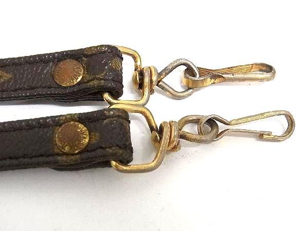 Louis Vuitton Monogram Bag Shoulder Strap Shoulder Crossbody Women's Brown