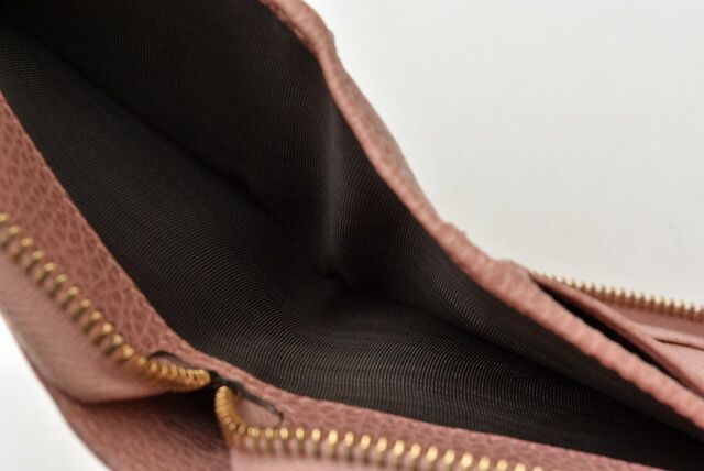 Gucci Wallet Preowned Gucci Foldable Wallet Gucci Swing Leather Light Pink