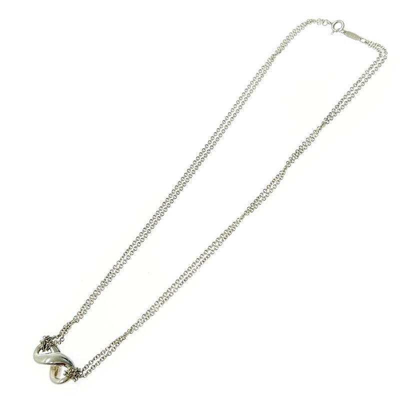 Tiffany & Co Silver Infinity Necklace 8.0g 925 Engraved 367363 Necklace
