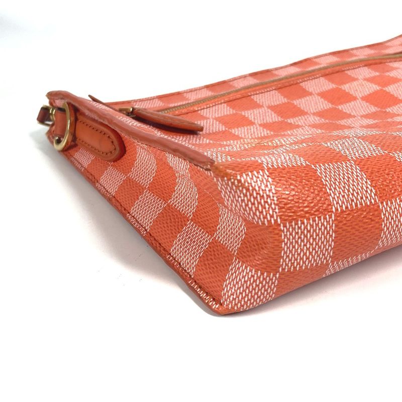 Louis Vuitton Shoulder Bag Module N41312 Damier Canvas Pimon Orange