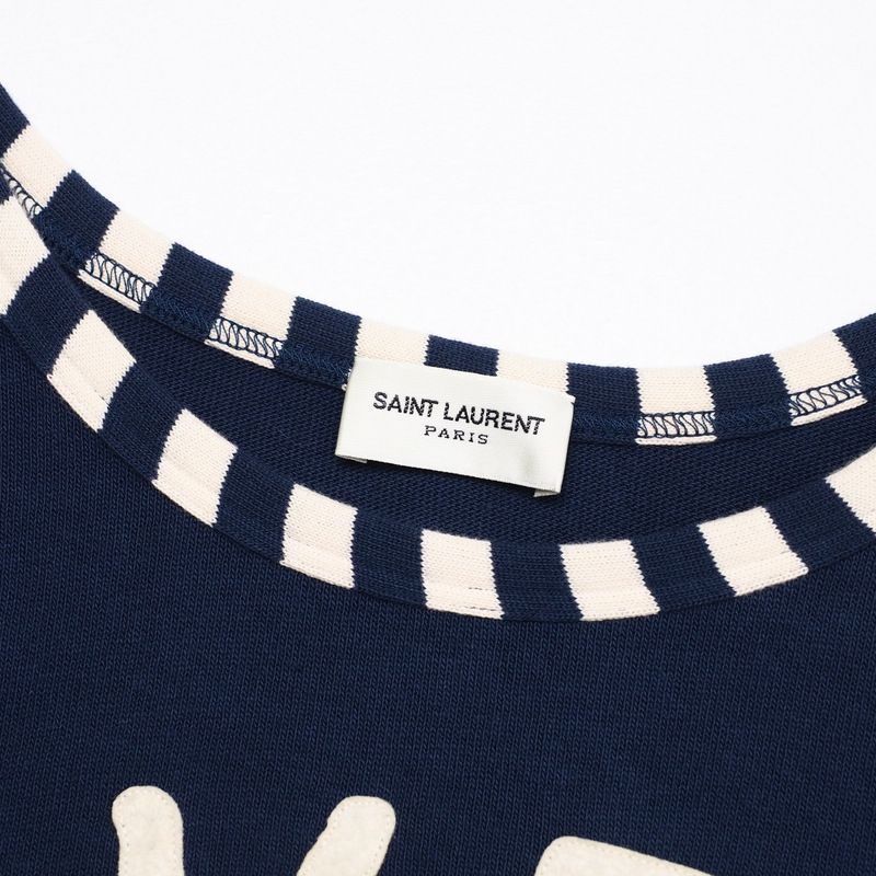 Saint Laurent Paris Cut And Sewn Size XS 155 80Y Lovers CLUB Short Cropped