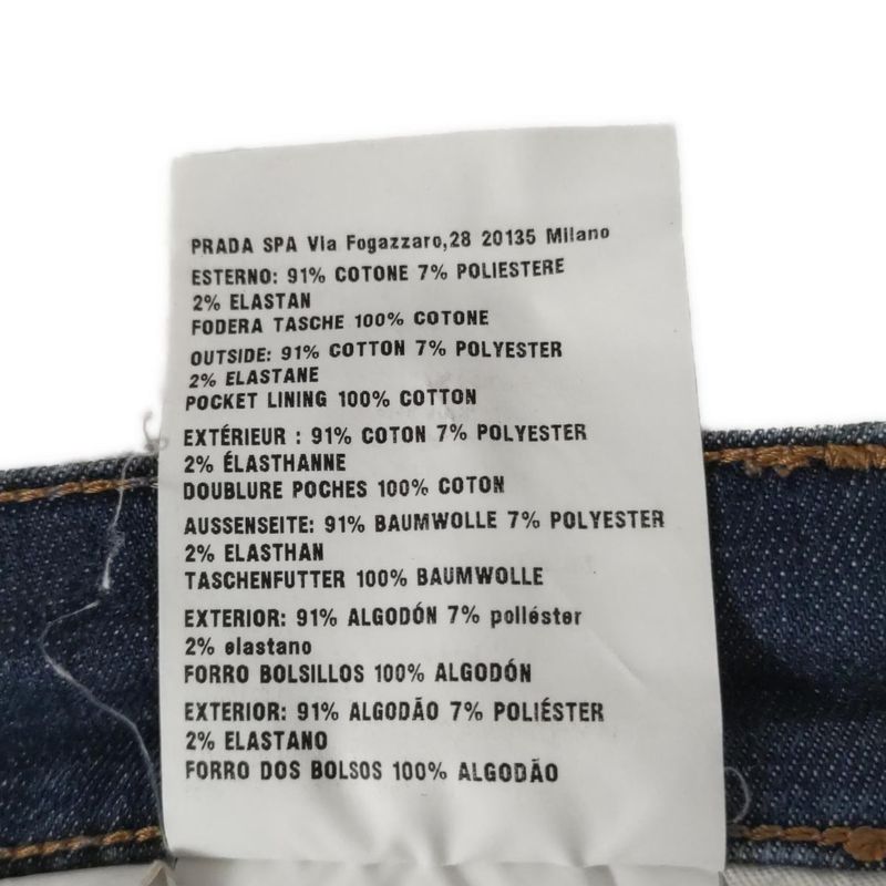 Prada Jeans Size 31 Women - Dark Navy Full Length