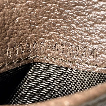 Gucci Bifold Wallet Beige Brown Jumbo GG 699308 Unused