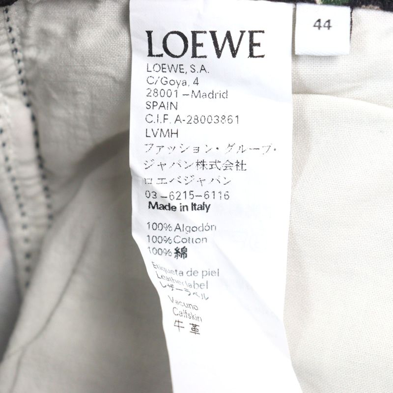LOEWE X Paulas Ibiza LOEWE X Paulas Ibiza H2282480ib Cotton Cowhide Logo